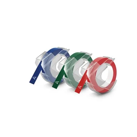 Páska do štítkovača, 9 mm x 3 m, DYMO "3D", modrá 2
