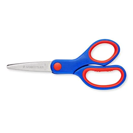Nožnice, školské, 14 cm, STAEDTLER "Noris 965", modrá 2
