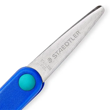 Nožnice, školské, 14 cm, pre ľavákov, STAEDTLER "Noris 965", modrá 5