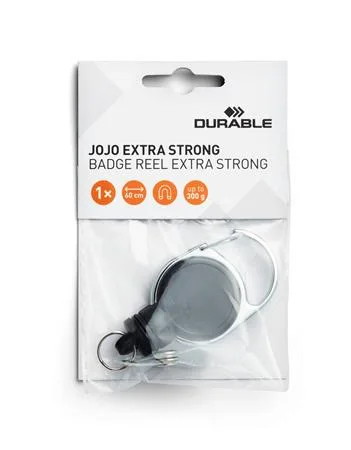 Výsuvný kotúč, s možnosťou vysunutia, na patent, DURABLE "Extra Strong", čierny 2