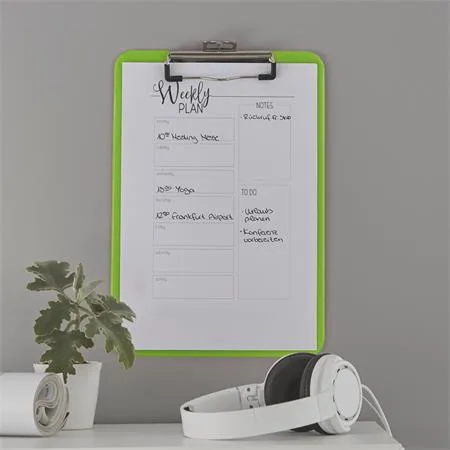 Podložka na písanie, A4, LEITZ "Wow", zelená 4