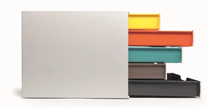 Zásuvkový box, plastový, 5 zásuviek , DURABLE "VARICOLOR® 5", biela 5
