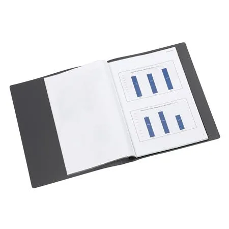 Prezentačná doska, 20 vreciek, A4, VIQUEL, "Essentiel", čierna 3