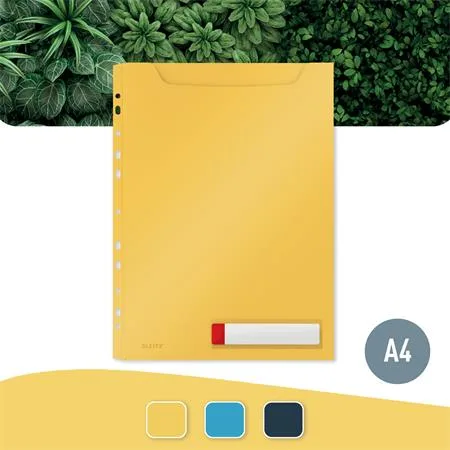 Euroobal, A4 maxi, LEITZ "Cosy Privacy", teplá žltá 2