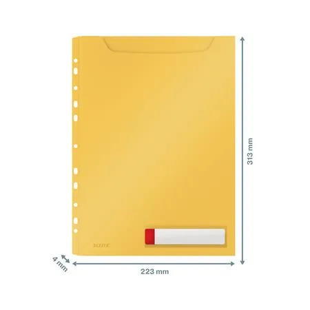 Euroobal, A4 maxi, LEITZ "Cosy Privacy", teplá žltá 3