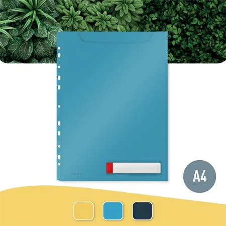 Euroobal, A4 maxi, LEITZ "Cosy Privacy", pokojná modrá 2