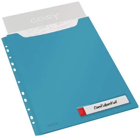Euroobal, A4 maxi, LEITZ "Cosy Privacy", pokojná modrá 3