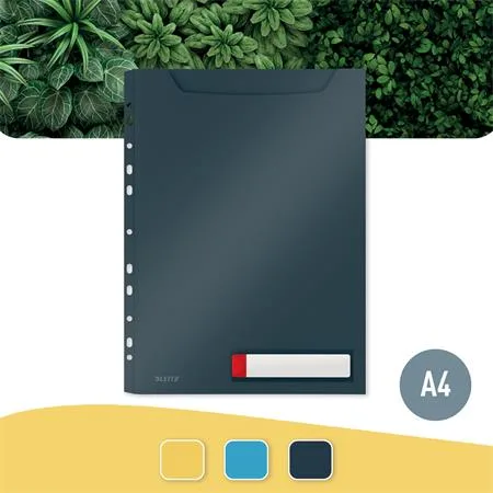 Euroobal, A4 maxi, LEITZ "Cosy Privacy", zamatová sivá 2