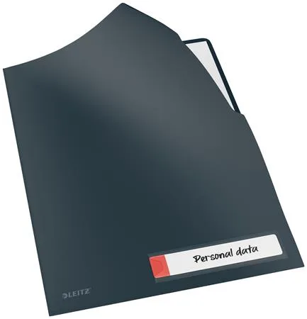 Euroobal, "L", A4, PP, LEITZ "Cosy Privacy", zamatová sivá 3