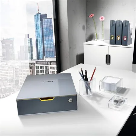 Zásuvkový box, plastový, 1 uzamykateľná zásuvka, DURABLE "VARICOLOR® SAFE" 2