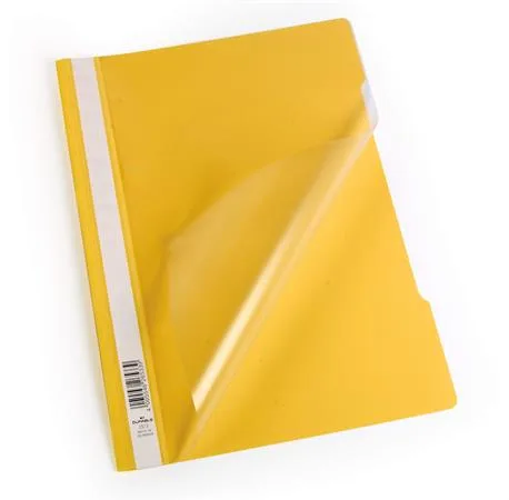 Rýchloviazač, PP, A4, DURABLE "Economy", žltá 2
