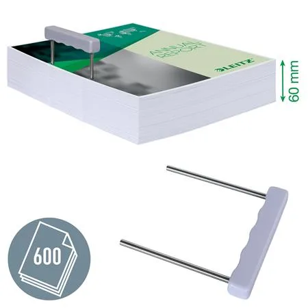 Archivačná spona, 800 listov, LEITZ, fialová 3