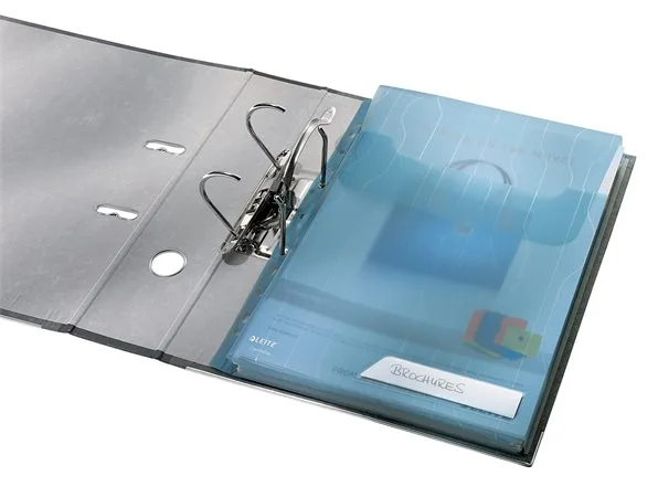 Euroobal, A4, 200 mikr., s uškom, LEITZ "CombiFile Jumbo", modrý 3
