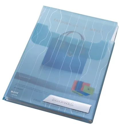 Euroobal, A4, 200 mikr., s uškom, LEITZ "CombiFile Jumbo", modrý 6
