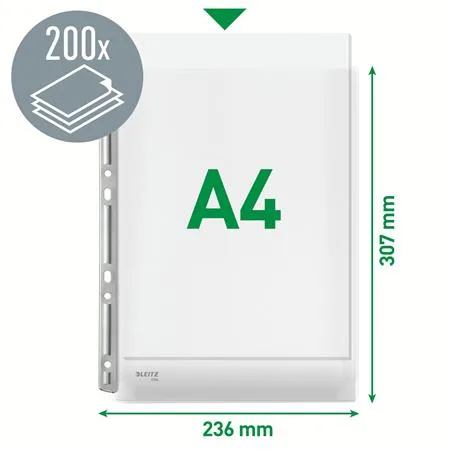 Euroobal na katalógy, A4, 170 mikr., drsný povrch 20 mm, LEITZ "Jumbo Extra" 2