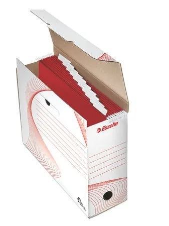 Archivačná krabica na závesné dosky, 117 mm, recyklovaný kartón, ESSELTE "Standard" 2