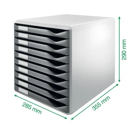 Standard zásuvkový box, 10 zásuviek, modré 3