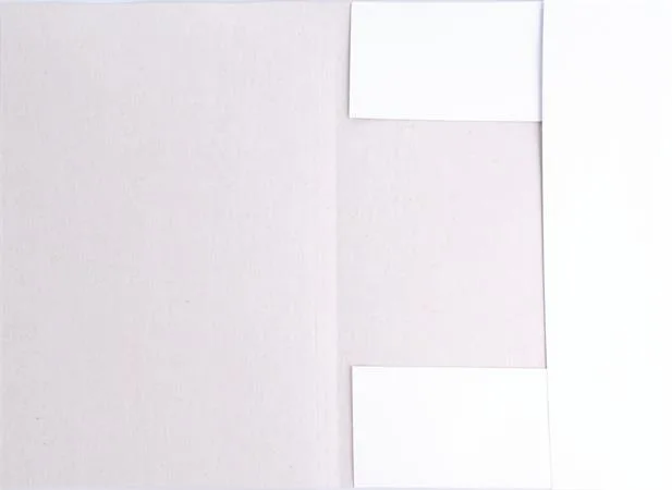 Doska s chlopňami, kartón, A4, VICTORIA OFFICE, biela 2