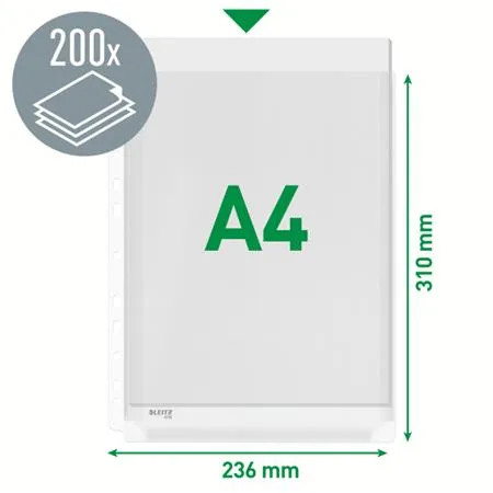 Euroobal, A4, 170 mikr., drsný povrch, 20 mm, LEITZ "Jumbo" 6