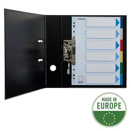 Register, plastový, A4, 6 dielny, ESSELTE 5