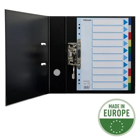 Register, plastový, A4, 10 dielny, ESSELTE 5