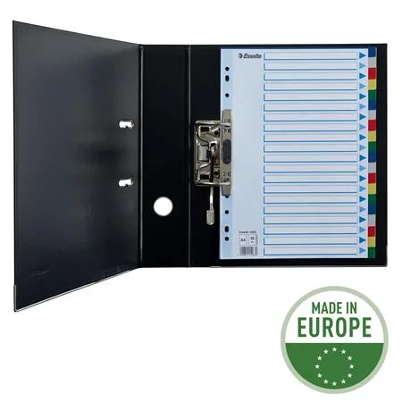 Register, plastový, A4, 20 dielny, ESSELTE 5