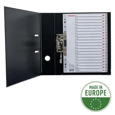 Register, plastový, A4, A-Z, ESSELTE, sivý 3