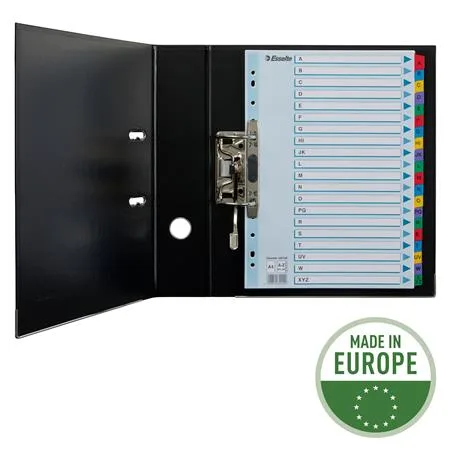 Register, kartón, A4, A-Z, ESSELTE, VIVIDA, biela 3
