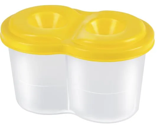 Nádoba na štetce, s prikrývkou, PANTAPLAST, Duo 3