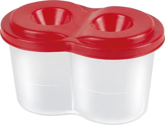 Nádoba na štetce, s prikrývkou, PANTAPLAST, Duo 4