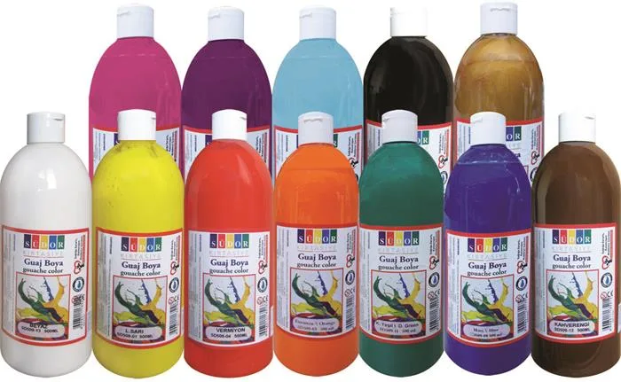 Tempera, 500 ml, Südor, kovovo zlatá 2