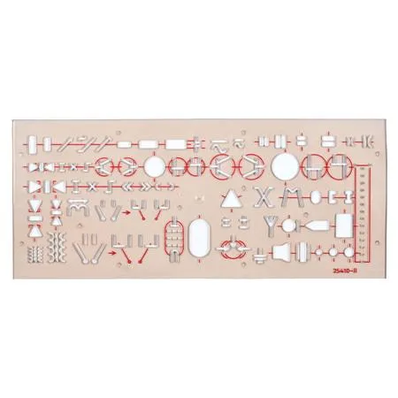 Elektronická šablóna, plastová, KOH-I-NOOR "703071" 3