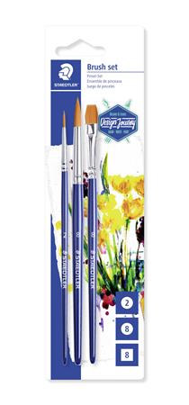 Štetec, sada, STAEDTLER "989" 2