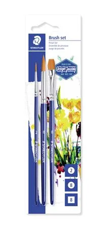 Štetec, sada, STAEDTLER "989" 2