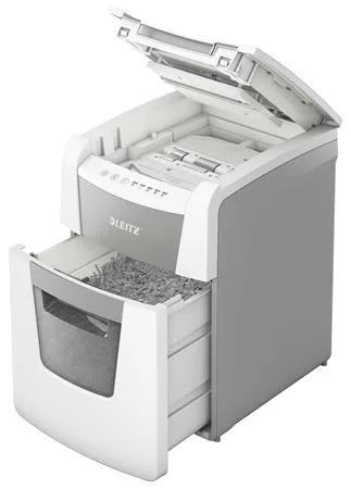Skartovací stroj, konfety, 100 listov, LEITZ "IQ AutoFeed SmallOffice 100 P4 Pro" 2