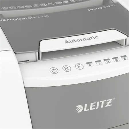 Skartovací stroj, konfety, 150 listov, LEITZ "IQ AutoFeed Office 150 P4 Pro" 3