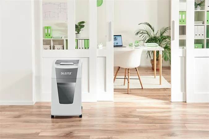 Skartovací stroj, konfety, 300 listov, LEITZ "IQ AutoFeed Office 300 P4 Pro" 9