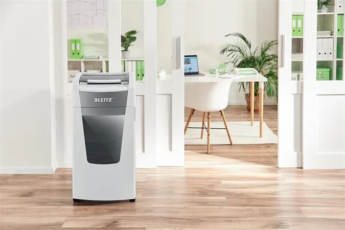 Skartovací stroj, konfety, 600 listov, LEITZ "IQ AutoFeed Office 600 P4" 10