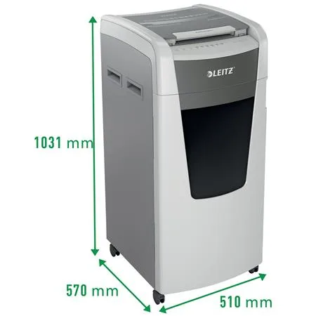 Skartovací stroj, konfety, 600 listov, LEITZ "IQ AutoFeed Office 600 P4" 7
