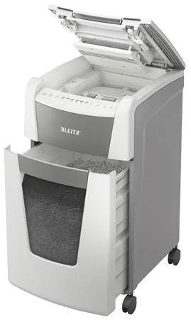 Skartovací stroj, mikrokonfety, 300 listov, LEITZ "IQ AutoFeed Office 300 P5 Pro" 2