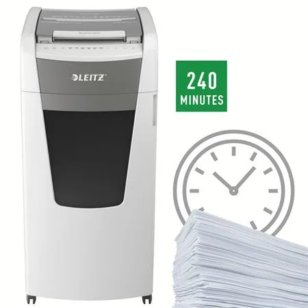 Skartovací stroj, mikrokonfety, 600 listov, LEITZ "IQ AutoFeed Office 600 P5" 10
