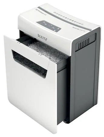 Skartovací stroj, konfety, 8 listov, LEITZ "IQ Protect 8X" 3