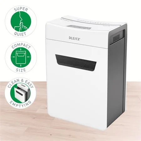 Skartovací stroj, konfety, 10 listov, LEITZ "IQ Protect 10X" 6