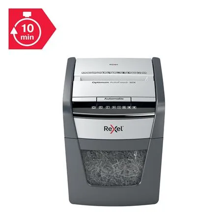 Skartovací stroj, konfety, 50 listov, REXEL, "Optimum AutoFeed+ 50X" 7