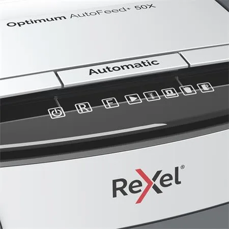 Skartovací stroj, konfety, 50 listov, REXEL, "Optimum AutoFeed+ 50X" 8