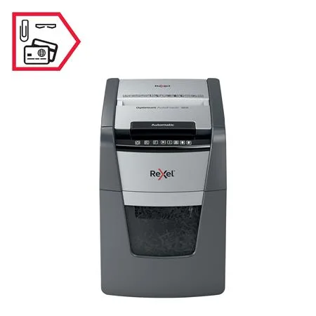 Skartovací stroj, konfety, 90 listov,  REXEL, "Optimum AutoFeed+ 90X" 8