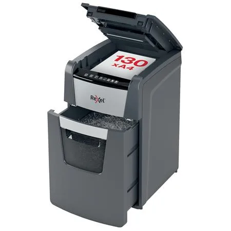 Skartovací stroj, mikrokonfety, 130 listov, REXEL, "Optimum AutoFeed+ 130M" 4