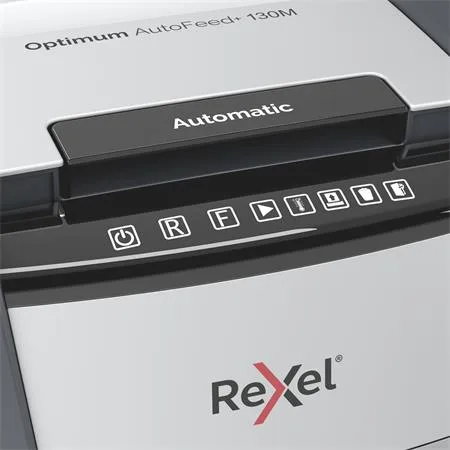 Skartovací stroj, mikrokonfety, 130 listov, REXEL, "Optimum AutoFeed+ 130M" 6