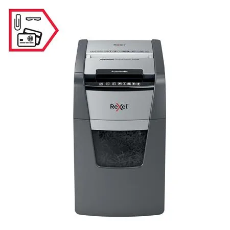 Skartovací stroj, mikrokonfety, 130 listov, REXEL, "Optimum AutoFeed+ 130M" 8