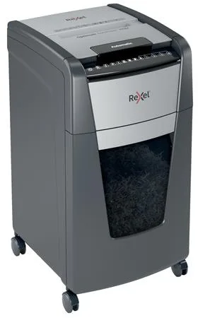 Skartovací stroj, mikrokonfety, 300 listov, REXEL, "Optimum AutoFeed+ 300M" 3